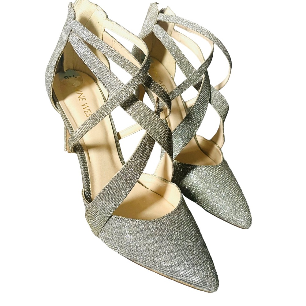 NINEWEST Metallic Heels